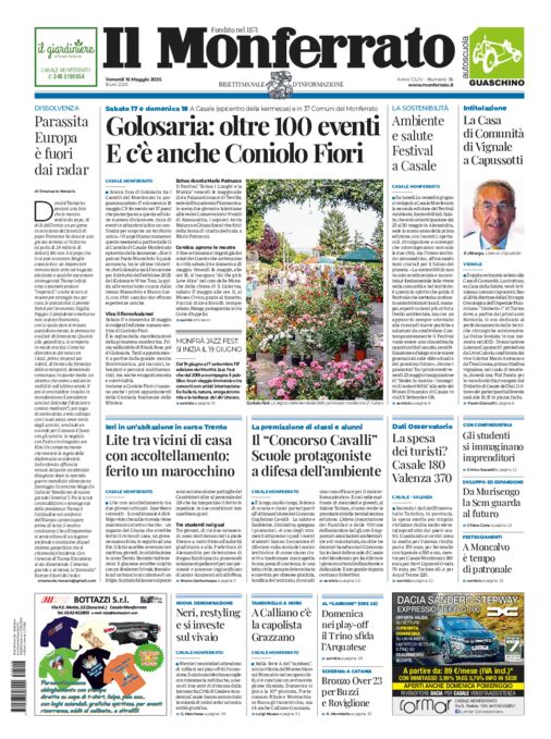 Il Monferrato - Edizione 36 del 16/05/2025